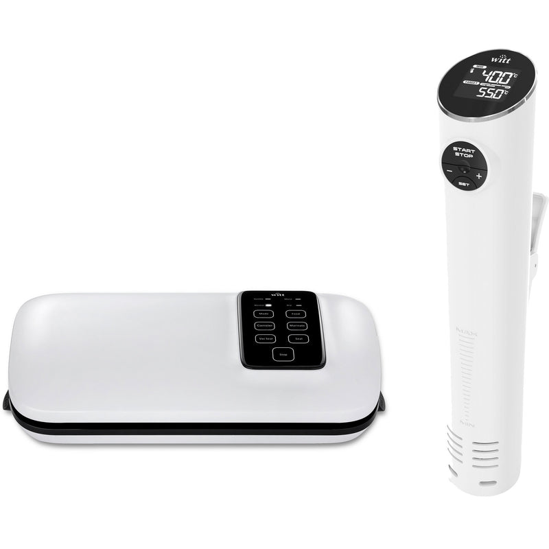 Witt Sous Vide-sæt SmartSousVide + SmartVacuum, hvid - Kitchen One - Køb online på udsalg og tilbud lige nu - Hurtig levering til billige priser via Go with Gozomo