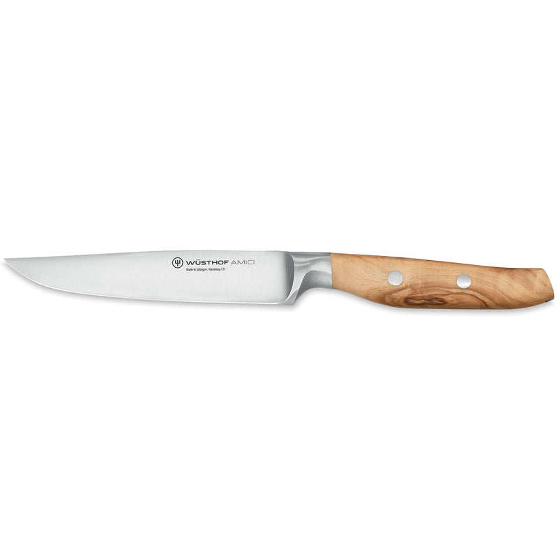 Wüsthof AMICI Steakkniv, 12 cm., Oliventræ - Kitchen One - Køb online på udsalg og tilbud lige nu - Hurtig levering til billige priser via Go with Gozomo