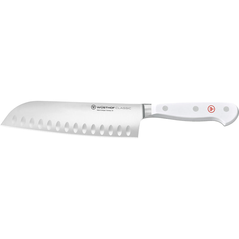 Wüsthof Classic hvid santokukniv 17 cm. - Kitchen One - Køb online på udsalg og tilbud lige nu - Hurtig levering til billige priser via Go with Gozomo