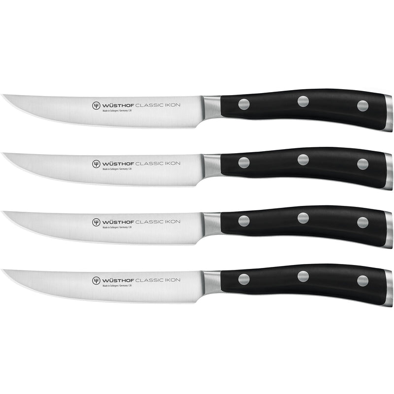 Wüsthof Classic Ikon grillknivsæt sort - Kitchen One - Køb online på udsalg og tilbud lige nu - Hurtig levering til billige priser via Go with Gozomo