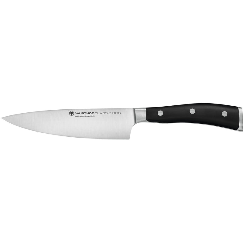 Wüsthof Classic Ikon kokkekniv 16 cm., sort - Kitchen One - Køb online på udsalg og tilbud lige nu - Hurtig levering til billige priser via Go with Gozomo