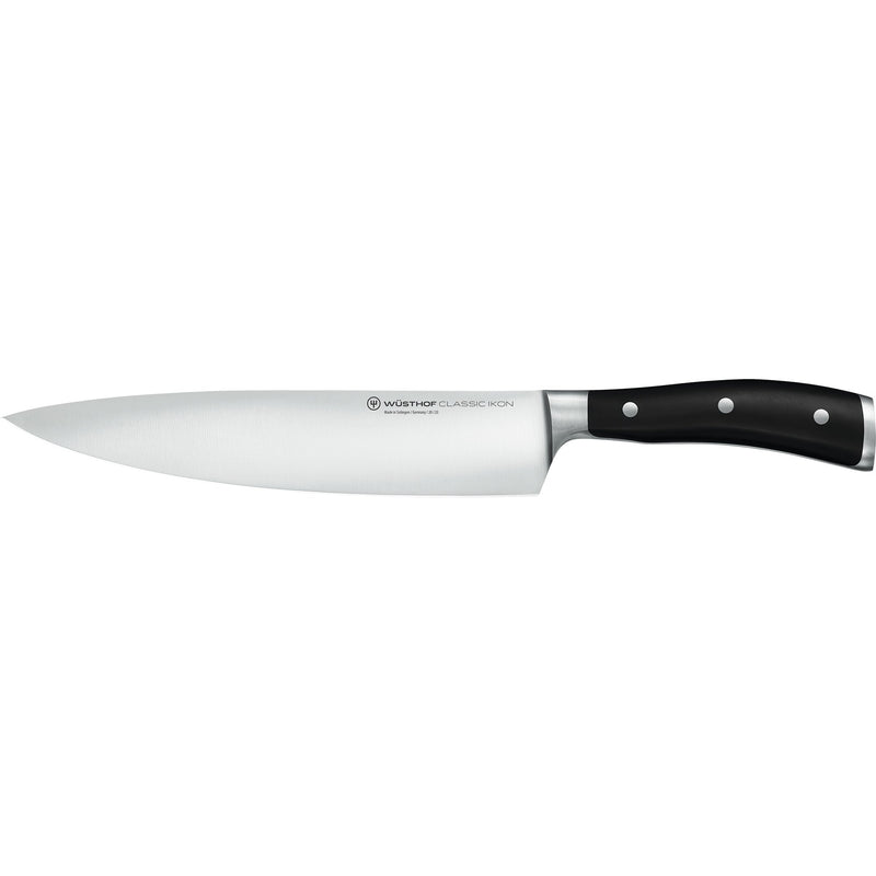 Wüsthof Classic Ikon kokkekniv 23 cm., sort - Kitchen One - Køb online på udsalg og tilbud lige nu - Hurtig levering til billige priser via Go with Gozomo