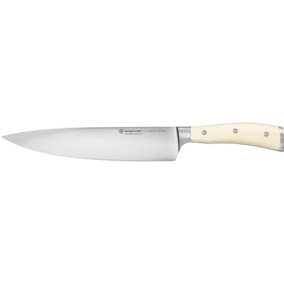 Wüsthof Classic Ikon kokkekniv 23 cm., hvid - Kitchen One - Køb online på udsalg og tilbud lige nu - Hurtig levering til billige priser via Go with Gozomo