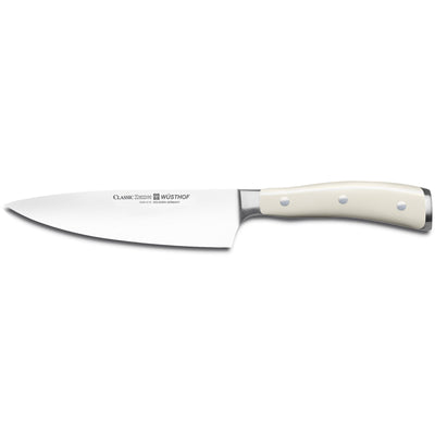 Wüsthof Classic Ikon kokkekniv 16 cm., hvid - Kitchen One - Køb online på udsalg og tilbud lige nu - Hurtig levering til billige priser via Go with Gozomo