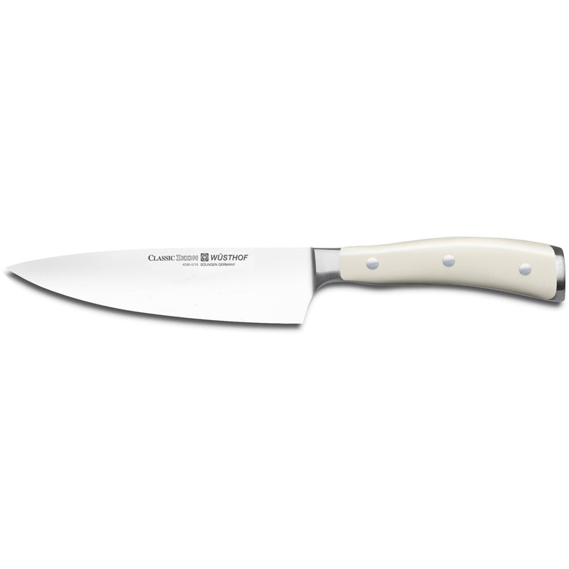 Wüsthof Classic Ikon kokkekniv 16 cm., hvid - Kitchen One - Køb online på udsalg og tilbud lige nu - Hurtig levering til billige priser via Go with Gozomo