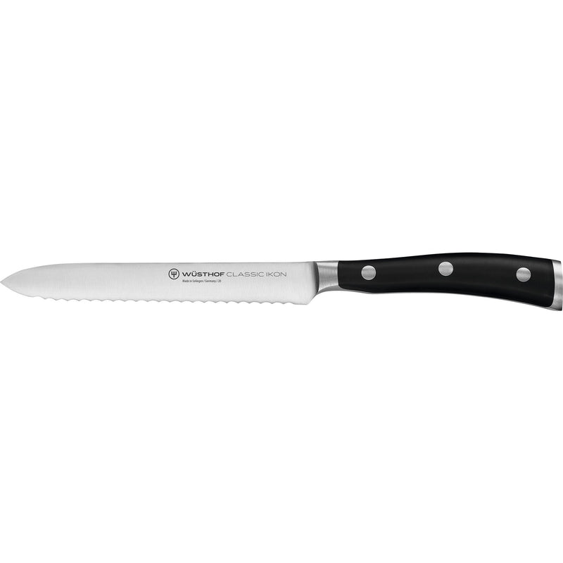 Wüsthof Classic Ikon pølsekniv sort - Kitchen One - Køb online på udsalg og tilbud lige nu - Hurtig levering til billige priser via Go with Gozomo