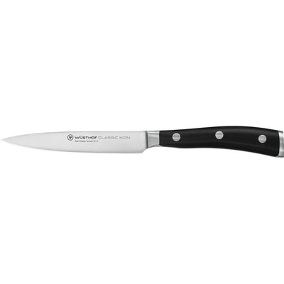 Wüsthof Classic Ikon universalkniv sort 12 cm. - Kitchen One - Køb online på udsalg og tilbud lige nu - Hurtig levering til billige priser via Go with Gozomo