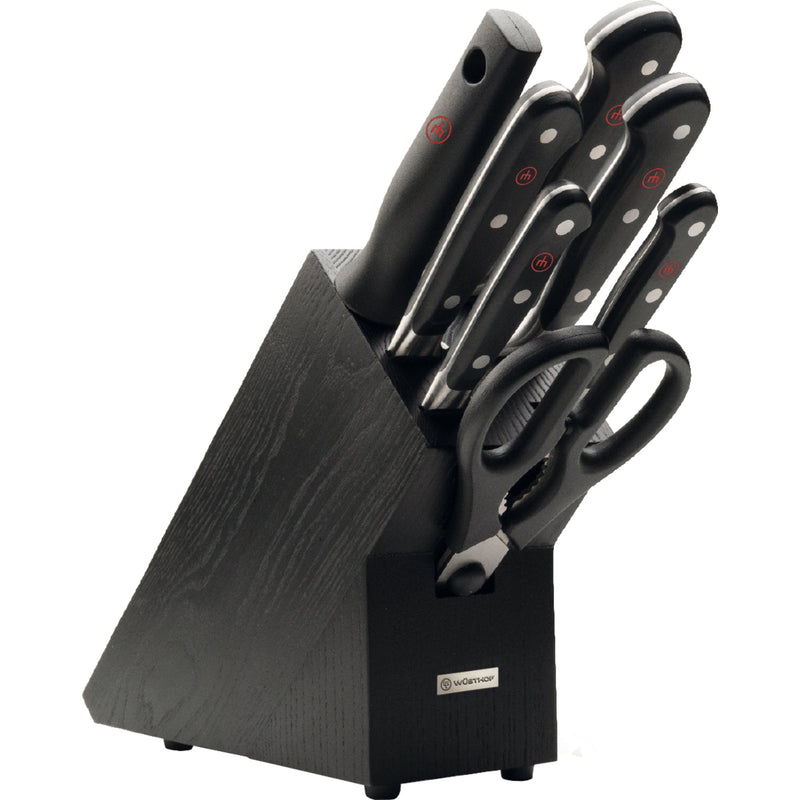 Wüsthof Classic knivblok 7 knive sort træ - Kitchen One - Køb online på udsalg og tilbud lige nu - Hurtig levering til billige priser via Go with Gozomo