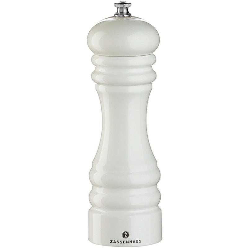 Zassenhaus Berlin Peberkværn 18 cm. Hvid Blank - Kitchen One - Køb online på udsalg og tilbud lige nu - Hurtig levering til billige priser via Go with Gozomo