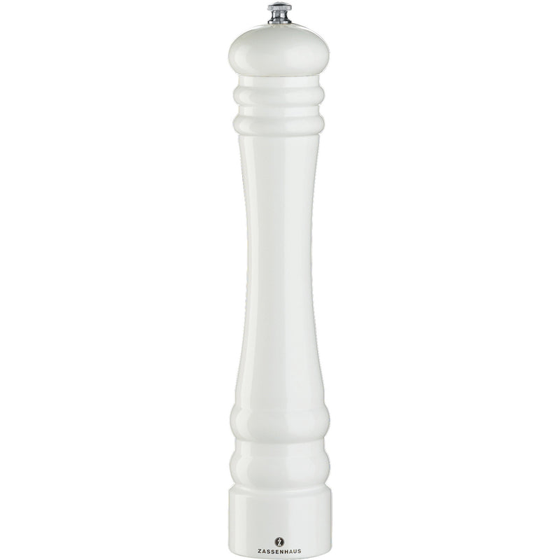 Zassenhaus Berlin Peberkværn 30 cm. Hvid Blank - Kitchen One - Køb online på udsalg og tilbud lige nu - Hurtig levering til billige priser via Go with Gozomo