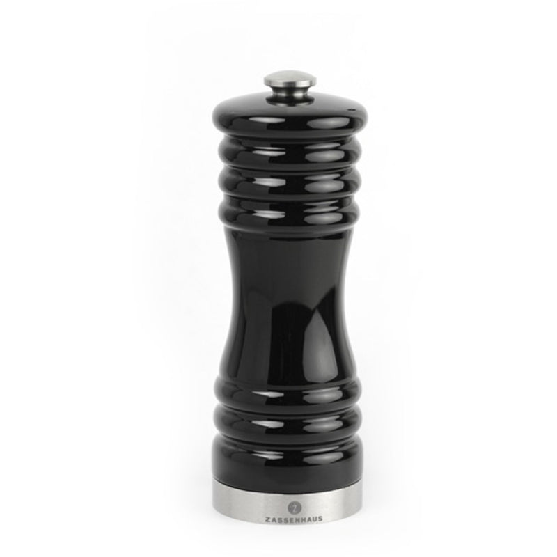 Zassenhaus Munchen kværn Sort blank 15 cm. - Kitchen One - Køb online på udsalg og tilbud lige nu - Hurtig levering til billige priser via Go with Gozomo