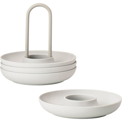 Zone Singles Æggebæger med Holder Warm Grey - Kitchen One - Køb online på udsalg og tilbud lige nu - Hurtig levering til billige priser via Go with Gozomo